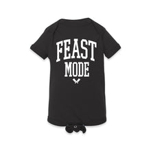 Load Image into Gallery viewer, Butcher Block Feast Mode Onesie Kids BlackButcher Block Feast Mode Onesie Kids Black