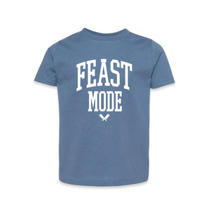 Butcher Block Feast Mode Tee Kids Slate