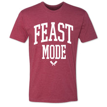 Load Image into Gallery viewer, Butcher Block Feast Mode Tee Mens Cardinal