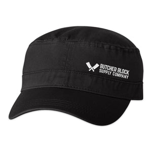 Butcher Block Fidel Hat Black