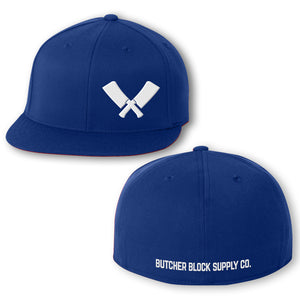 Butcher Block Flexfit Flat Bill Hat