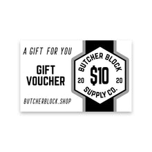 Load Image into Gallery viewer, Butcher Block Gift Certificate 10