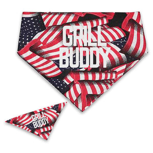 Butcher Block Grill Buddy Bandana American Flag