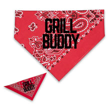 Load Image into Gallery viewer, Butcher Block Grill Buddy Bandana Red Paisley