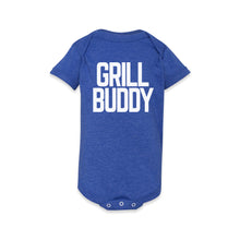 Load Image into Gallery viewer, Butcher Block Grill Buddy Onesie Kids Royal