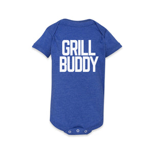 Butcher Block Grill Buddy Onesie Kids Royal