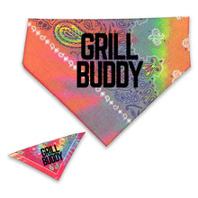 Load Image into Gallery viewer, Butcher Block Grill Buddy Bandana Tie Dye