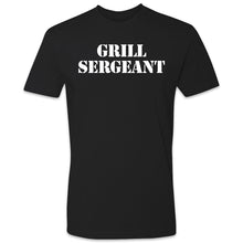 Load Image into Gallery viewer, Butcher Block Grill Sergeant Tee Mens Black