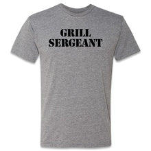 Load Image into Gallery viewer, Butcher Block Grill Sergeant Tee Mens Heather Grey