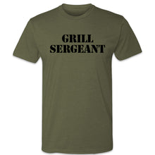 Load Image into Gallery viewer, Butcher Block Grill Sergeant Tee Mens Military Green