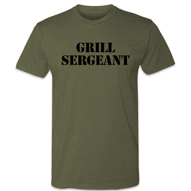 Butcher Block Grill Sergeant Tee Mens Military Green