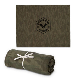 Butcher Block Logo Blanket Camo