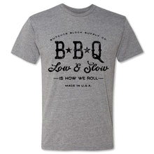 Load Image into Gallery viewer, Butcher Block Low And Slow Tee Mens Heather Grey