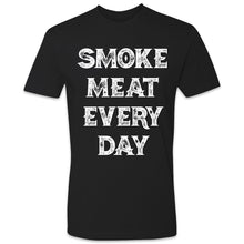 Load Image into Gallery viewer, Butcher Block Smoke Meat Tee Mens Black