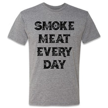 Load Image into Gallery viewer, Butcher Block Smoke Meat Tee Mens Heather Grey