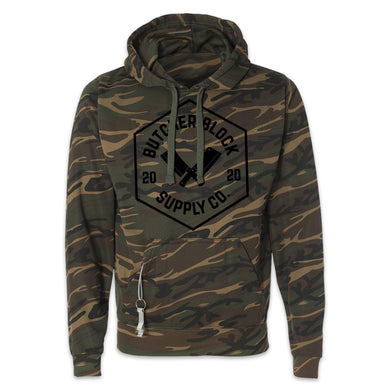 Butcher block Tailgate Hoodie Camo