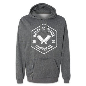 Butcher block Tailgate Hoodie Charcoal