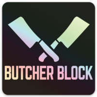 Butcher Block Cleavers Sticker