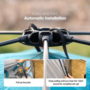 Tents for Camping, 2-3 Person Pop Up Camping Tent, 60s Easy Setup Waterproof Dome Tent for Camping Beach Outdoor Travel