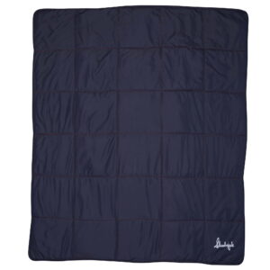 Slumberjack Elk Creek Insulated Indoor/Outdoor Blanket Quilt, Indigo, 60" L x 70" W