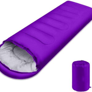 Sleeping Bag, Lightweight Spring/Summer Weather Sleep Bags for Kids Adults Girls Women, Microfiber Filled 15-25 Degree for Backpacking/Hiking/Camping/Mountaineering with Compression Sack