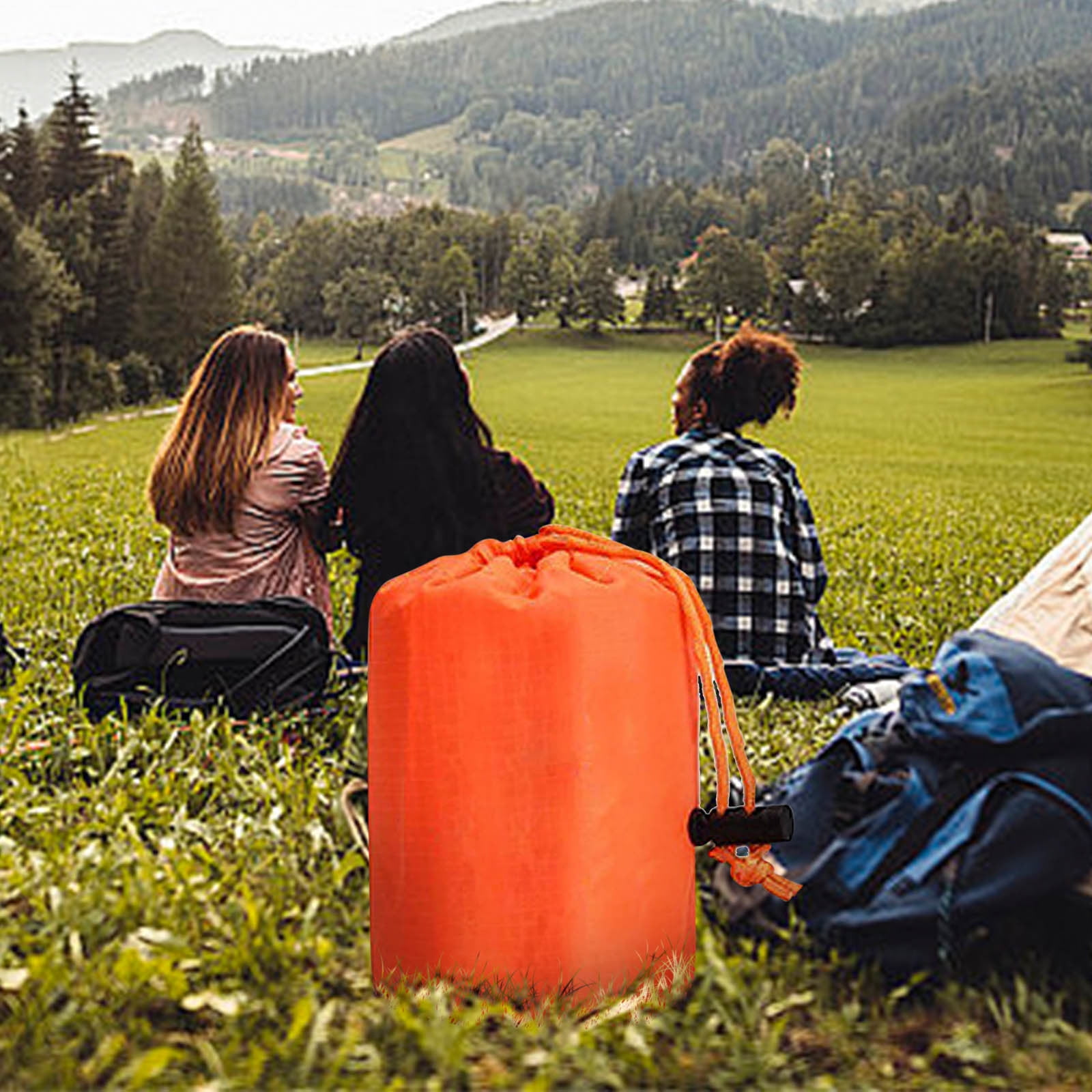 Set of 2 Sierra Madre Emergency Sleeping Bag, 84"X36" Emergency Sleeping Bags for Survival, Waterproof Thermal Bivy Sack for Outdoor, Pocket Size Sierra Madre Sleeping Bag - Image 9