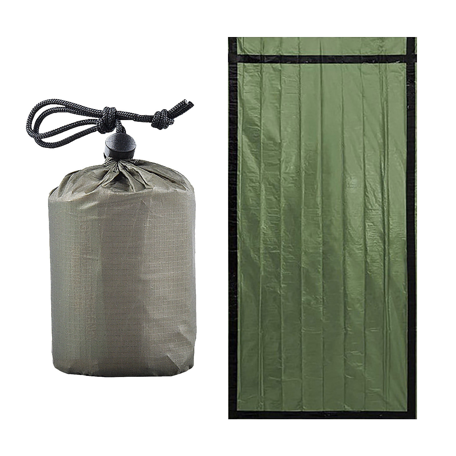 Set of 2 Sierra Madre Emergency Sleeping Bag, 84"X36" Emergency Sleeping Bags for Survival, Waterproof Thermal Bivy Sack for Outdoor, Pocket Size Sierra Madre Sleeping Bag - Image 16