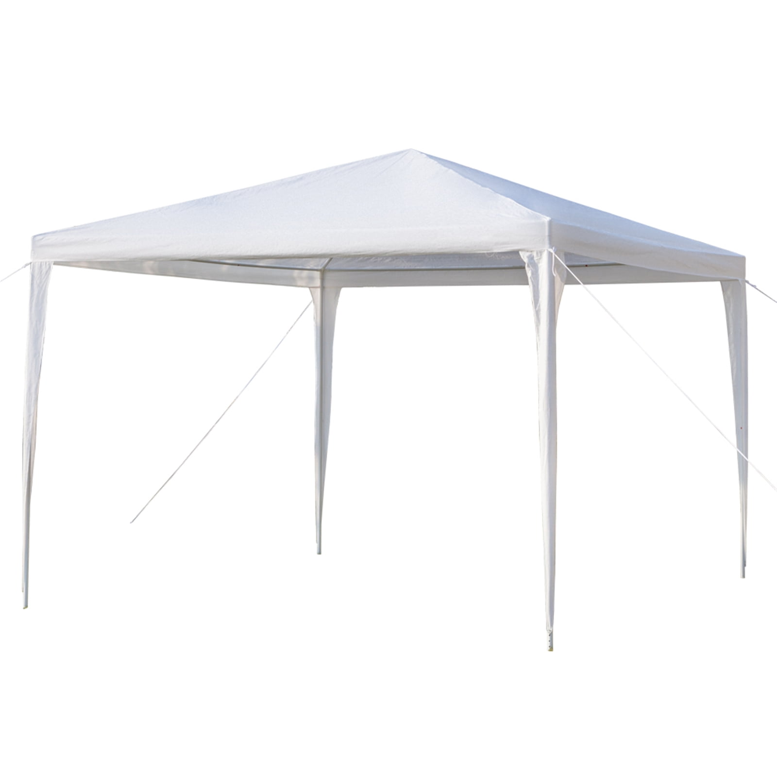 Wedding Tent, 10' * 10' Waterproof Tent with 3 Sides and Spiral Tubes White - Image 3