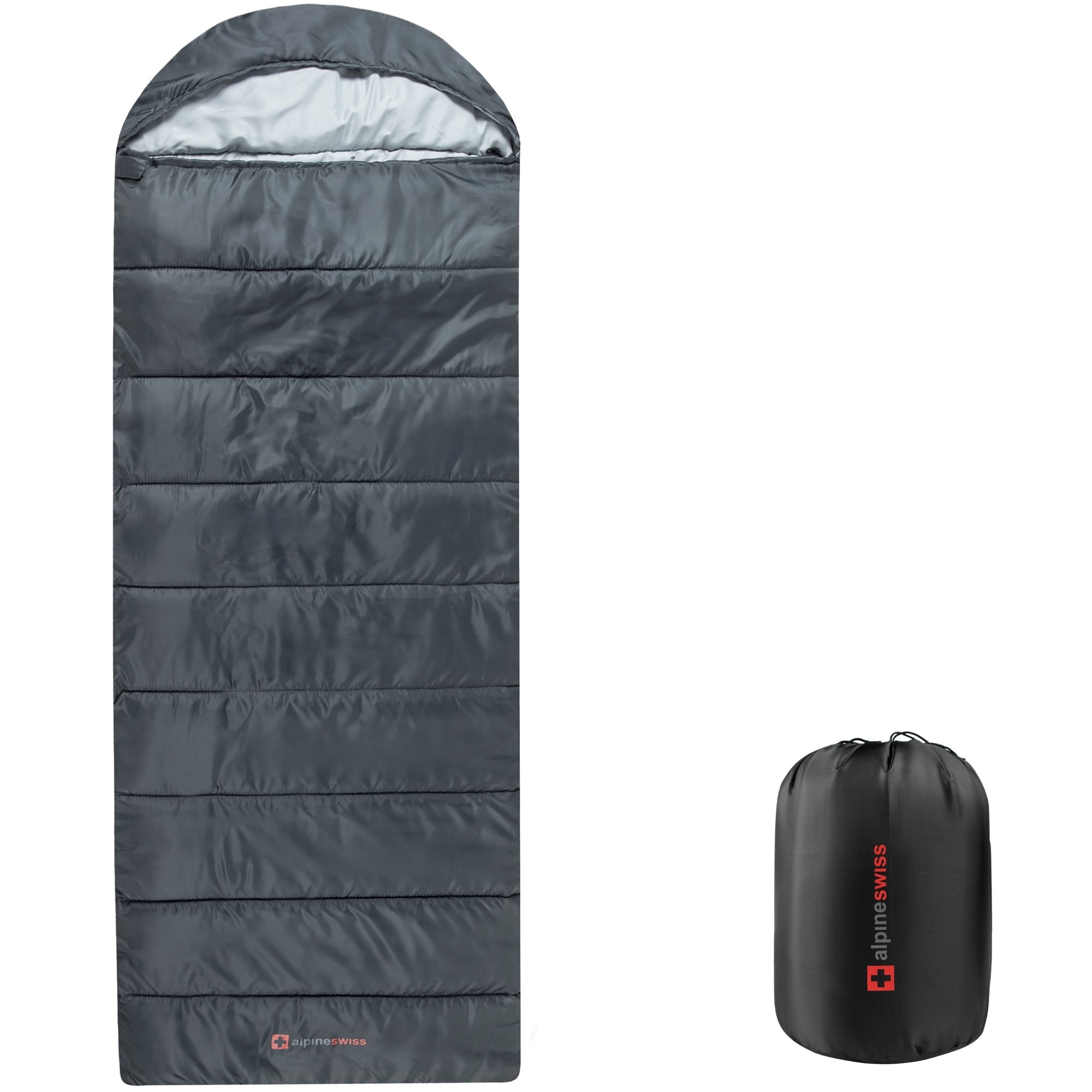 Alpine Swiss 0°C (32°F) Sleeping Bag Lightweight Waterproof with Compression Sack Adults All Seasons Camping Hiking Backpacking Travel Outdoor Indoor - Image 7