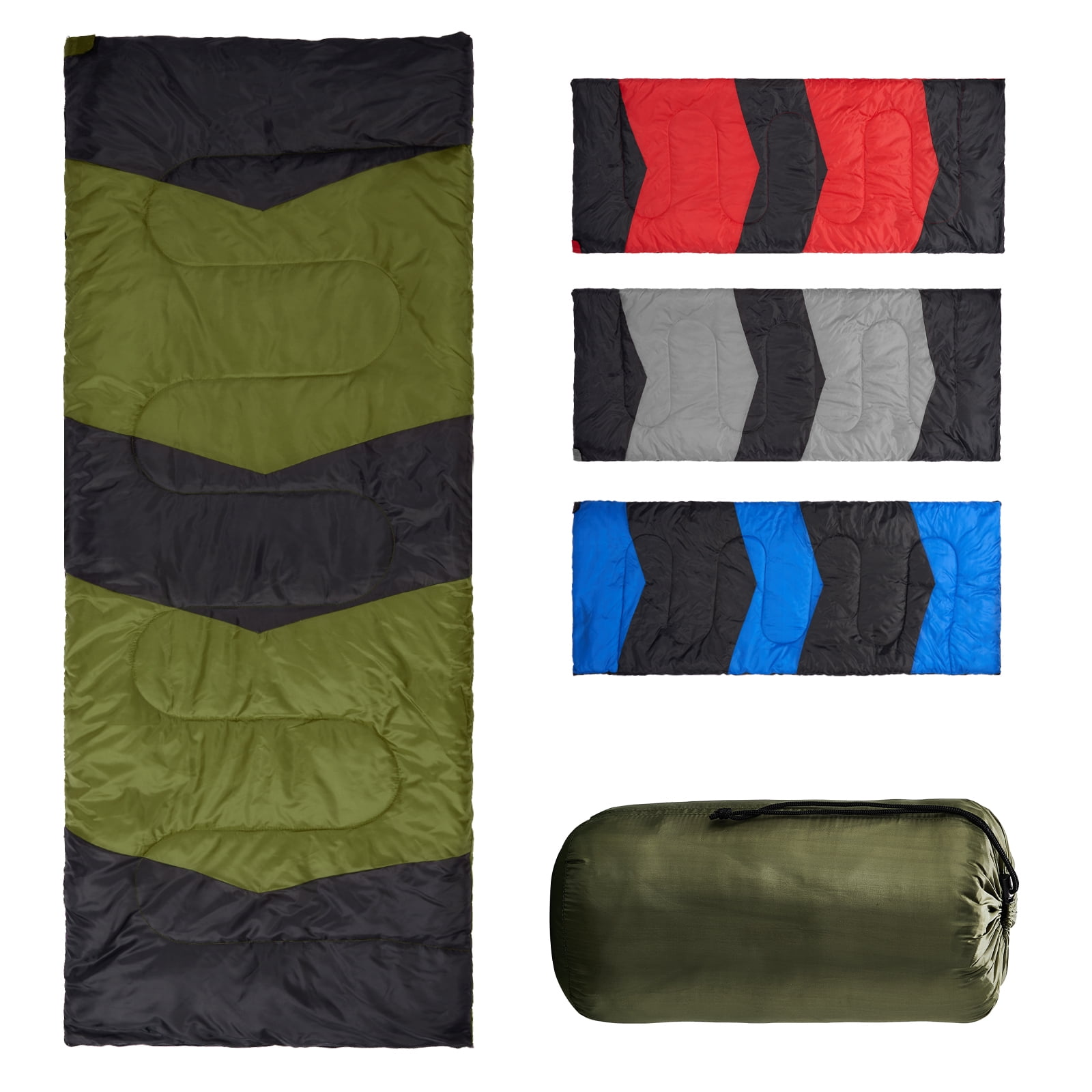 Zimtown Cold Weather Rectangular Sleeping Bag - Lightweight Camping Essential with Storage Bag, Use for 42-68 ℉, Blue - Image 17