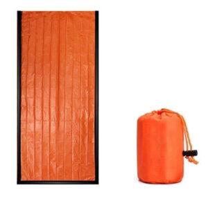 Emergency Sleeping Bag, Usavan Multi-functional Aluminum Film Thermal Insulation Sleeping Bag, Portable Tear-Resistant Weather-Resistant Emergency Sleeping Bag for Outdoor Camping Travel First Aid