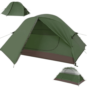 Camping Tent 2 Person, Backpacking Tent Waterproof & Windproof, Ultralight Instant Tent with Rain Fly for Camping, Hiking, Outdoor