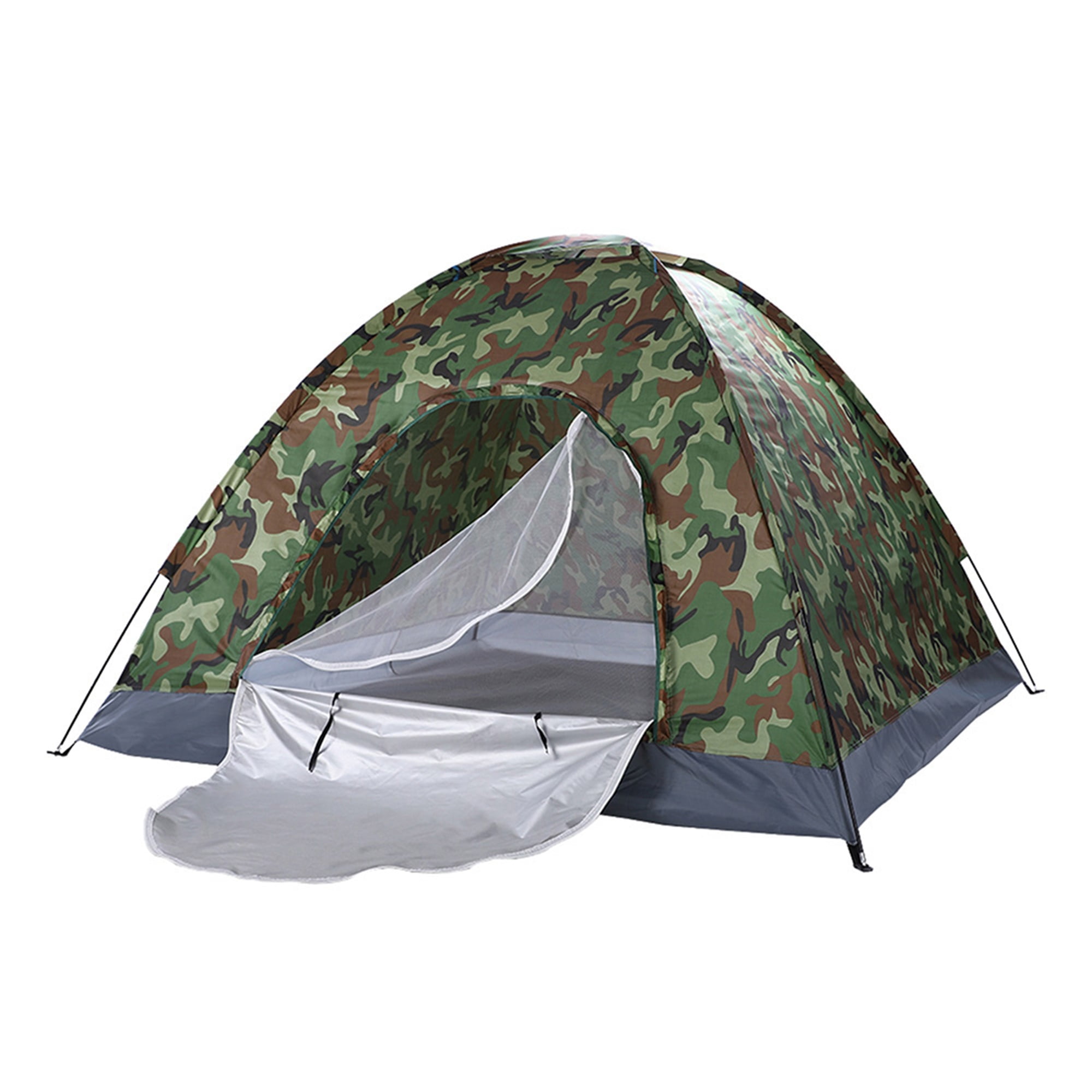 Kadyn Camouflage Camping Tent, Dome 3-4 Person Camping Pop-Up Tent Spacious, Lightweight, for Outdoor Hiking - Image 2