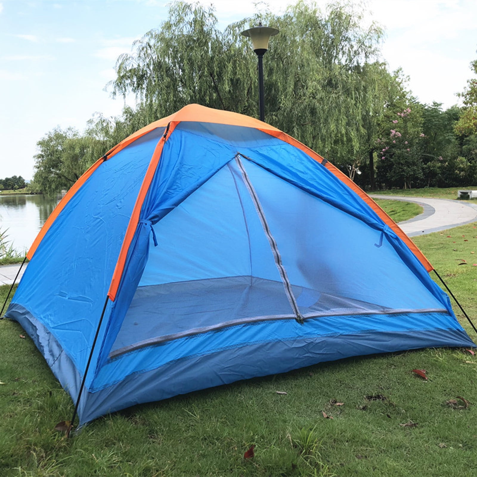Kokovifyves Sports and Outdoors Clearance 3 Or 4 People Camping Tent, Tent Single-storey Single-door Outdoor Camping Tent, Traveling, Backpacking, Hiking, Outdoors
