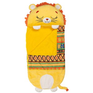 Happy Nappers: Pillow & Sleepy Sack: Medium - Lion Lex - 54 x 20", 2-In-1: Plush Animal Opens Into Sleeping Bag, Soft Play & Nap Character, Kids 3+