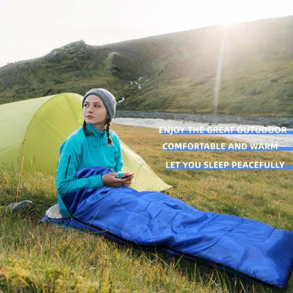 Adult Sleeping Bag for Camping & Hiking â Waterproof, Lightweight & Warm with Compression Bag â for Cold Weather, Outdoor Travel, and Family Use - Image 4