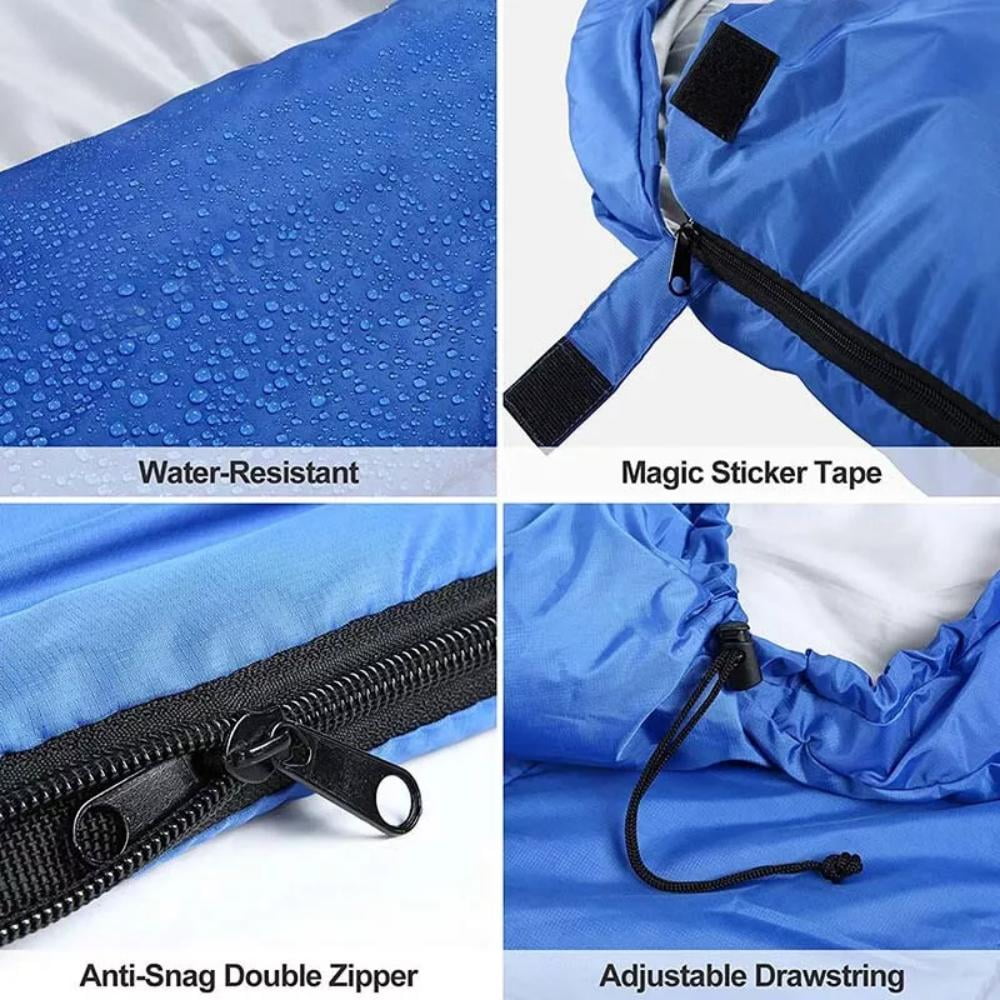 Adult Sleeping Bag for Camping & Hiking â Waterproof, Lightweight & Warm with Compression Bag â for Cold Weather, Outdoor Travel, and Family Use - Image 5