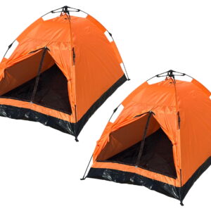2 Pack Instant Pop-Up Camping Tent Automatic 1-2 Person for Camping, Hiking or Festivals