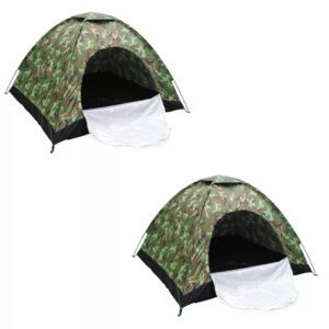 1-2 Person Outdoor Camping Tent Waterproof for Family Camouflage Hiking
