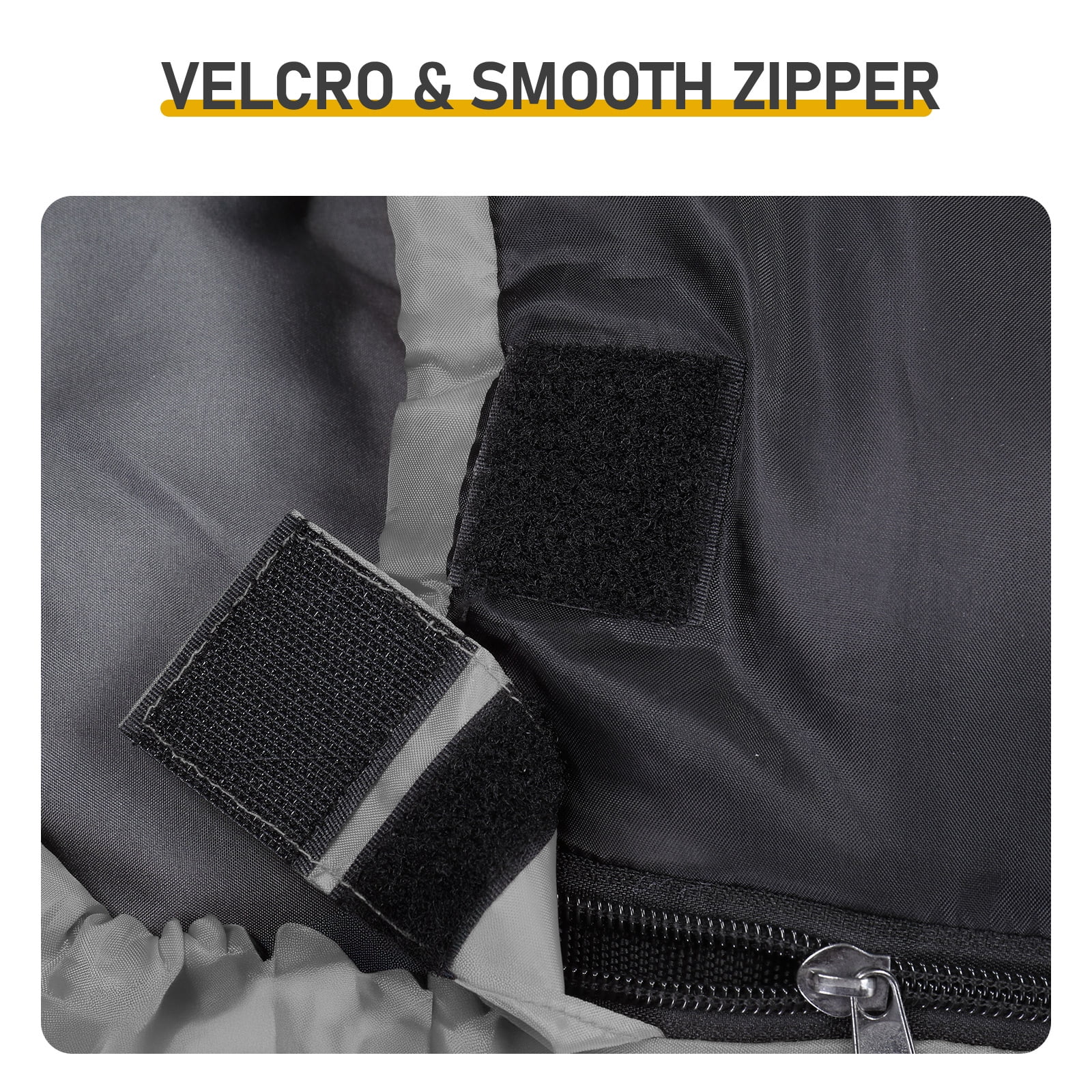 Lightweight Waterproof Sleeping Bag for Backpacking & Hiking, Compact Envelope Design for Warm & Cool Weather, Portable for Camping, Travel, and Outdoor Use - Gray - Image 4