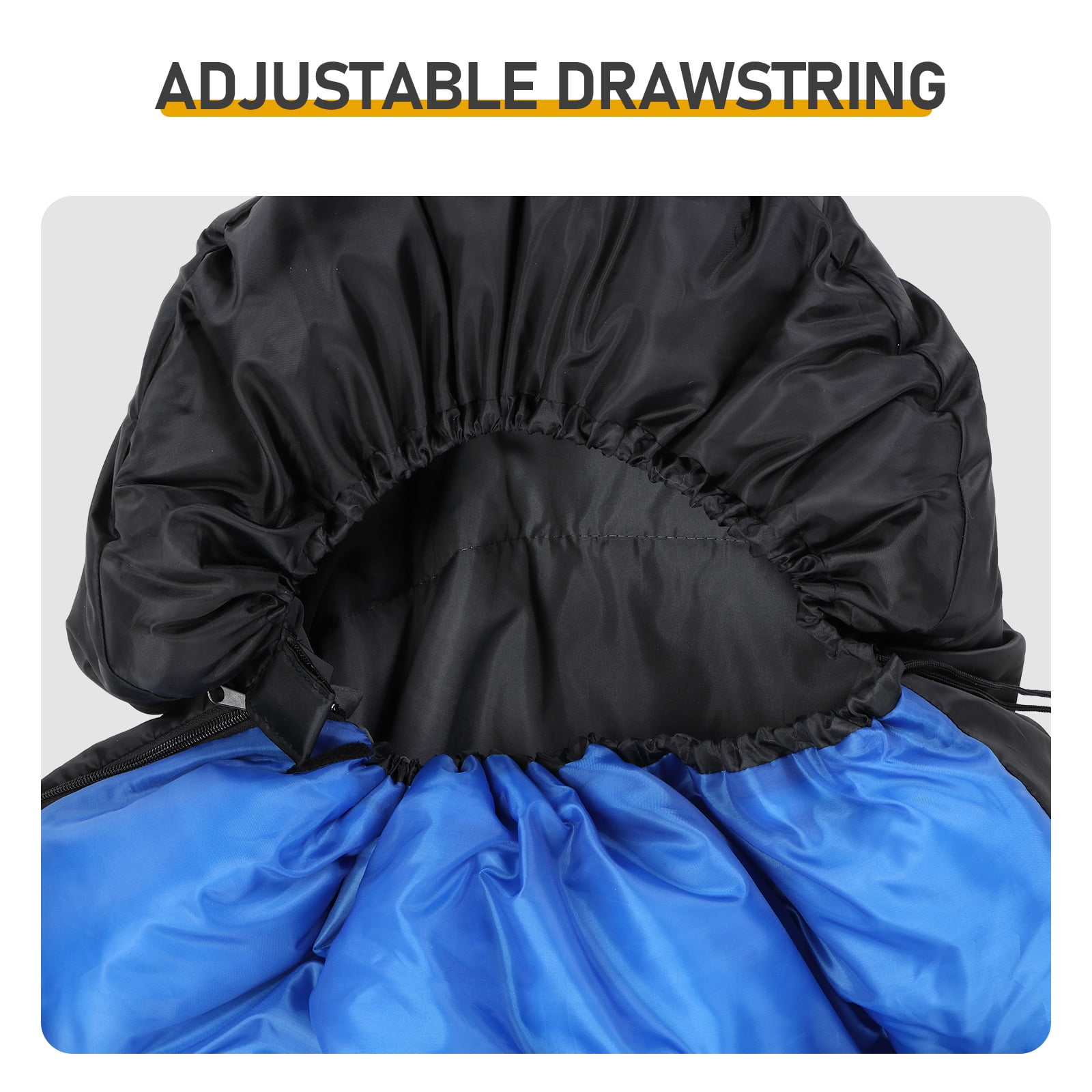 Lightweight Waterproof Sleeping Bag for Backpacking & Hiking, Compact Envelope Design for Warm & Cool Weather, Portable for Camping, Travel, and Outdoor Use - Gray - Image 25