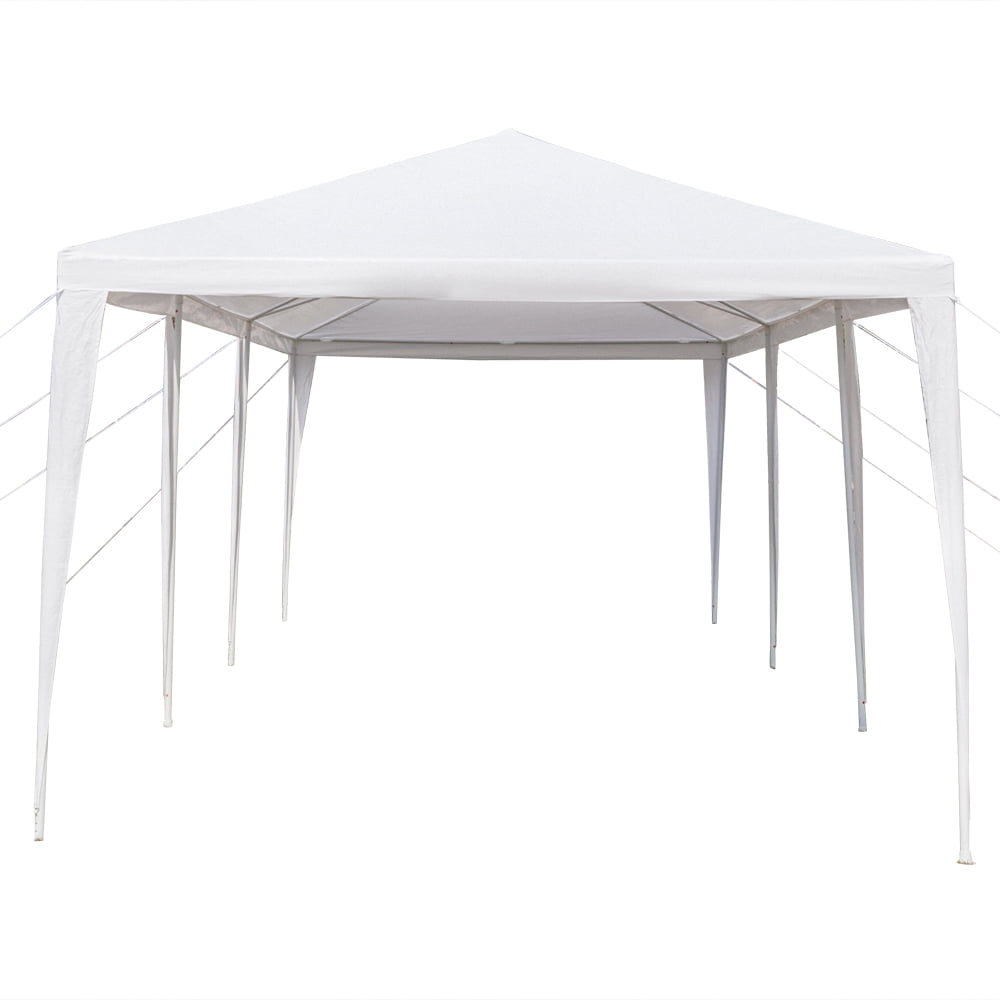 Kadyn Canopy Tent, 10' x 10' Three-sided Waterproof Tent for Parties Garden Pool, Outdoor Canopy Tent with Spiral Tubes, White - Image 19